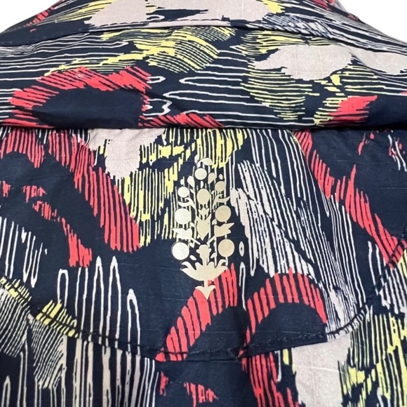 NWT FP Movement Blue Supernova Floral Pippa Packable Hooded Lightweight Vest | S - Picture 3 of 15